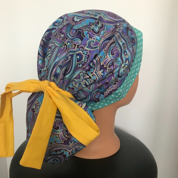 Scrub CAP/HAT *Reversible *Long Ties NWOT - Picture 7 of 15